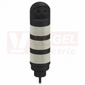 TL50YGRALS světelný sloup TL50, barva ŽL, ZE, RU + akus. signalizace, 18-30V DC, 24V AC, mont.závit M30x1,5mm, rozměr pr.50xv215,5mm, IP67, připojení kabelem 2m (3025650)