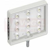 WLAW105X180L22Q osvětlení pracovní plochy WLA Area 12-30V DC, barva bílá, 550lumen, 6500K, objektiv +/- 22 stupňů, konektor M12/4pin, tělo šedé, difuzor akrylát čirý, rozměr 129,9x180,1x25,8mm, IP67/69 (3085652)