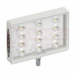 WLAW105X180L30Q osvětlení pracovní plochy WLA Area 12-30V DC, barva bílá, 550lumen, 6500K, objektiv +/- 30 stupňů, konektor M12/4pin, tělo šedé, difuzor akrylát čirý, rozměr 	129,9x180,1x25,8mm, IP67/69 (3085660)