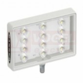 WLAW105X180L30Q osvětlení pracovní plochy WLA Area 12-30V DC, barva bílá, 550lumen, 6500K, objektiv +/- 30 stupňů, konektor M12/4pin, tělo šedé, difuzor akrylát čirý, rozměr 	129,9x180,1x25,8mm, IP67/69 (3085660)