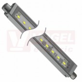WLS28-2CW430DSQ osvětlení pracovní plochy 12-30V DC, barva bílá kaskádovatelná, 900lumen, 6500K, difuzor, konektor M12/4pin, tělo hliník, rozměr 475x28x20,9mm, IP65/67/69 (3087908)
