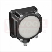 K80FLGRYPQ EZ light K80F, světelná signalizace, barva ZE, RU, ŽL 12-30V DC, plochá montáž, zapojení PNP, rozměr d107,6xv80,9xš41,7mm, připojení M12/4pin, IP67 (3025278)