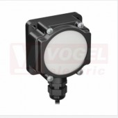 K80FLGRXPQP EZ light K80F, světelná signalizace, barva ZE, RU 12-30V DC, plochá montáž, zapojení PNP, rozměr d93,1xv80,9xš41,7mm, připojení pigtail (kabel PVC 150mm + konektor M12) IP67 (3025279)