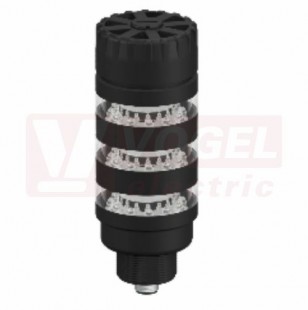 TL50BLGYRAQ světelný sloup TL50BL, barva ZE, ŽL, RU + alarm, extrem.intenzita světla, 12-30V DC, 24V AC, mont.závit M30x1,5mm, rozměr pr.50xv156,1mm, IP50, připojení M12/5pin (3019262)