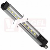 WLS28-2XW850L25XPBQ osvětlení pracovní plochy 12-30V DC, barva světla bílá, 1800lumen, 6500K, difuzor akrylát čirý + vypínač I-O-II, čočky 25°, konektor M12/4pin, tělo hliník, rozměr 921x28x32,2mm, IP50 (3088031)