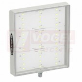 WLAW190X180DPWMQ osvětlení pracovní plochy WLA Area 12-30V DC, barva bílá, 715lumen, 6500K, stmívatelná, konektor M12/4pin,  difuzor akrylát rozptýlený, tělo šedé, rozměr 204,9x180,1x25,8mm, IP67/69 (3090583)