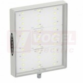 WLAWW190X180DQ osvětlení pracovní plochy WLA Area, 12-30V DC, barva teplá bílá, 566lumen, 3000K, difuzní okno, konektor M12/4pin, rozměr 204,9x180,1x25,8mm, tělo šedé, IP67/69 (3029483)