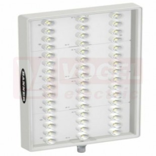 WLAW360X180L30Q osvětlení pracovní plochy WLA Area 12-30V DC, barva bílá, 2200lumen, 6500K, + objektiv +/- 30 stupňů, konektor M12/4pin, tělo šedé,  difuzor akrylát čirý, rozměr 	381,4x180,1x25,8mm, IP67/69 (3085396)