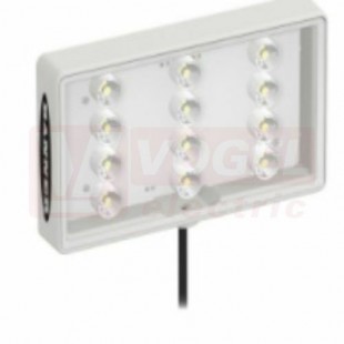 WLAW190X180L11 osvětlení pracovní plochy WLA Area, 12-30V DC, barva bílá, + 11° čočka, 1100 lumen, 6500K, kabel 2m, rozměr 184,9x180,1x25,8mm, IP69K (3018248)