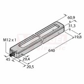 WLC60XW640GA LED osvětlení, chemicky odolné WLC60,12-30V DC, barva bílá, 2600lumen, 6500K, tělo poniklovaný hliník, difuzor čirý, kabel 2m, boční východ, rozměr 			653,1x60,9x31,3mm, IP67/68/68g/69 (3086895)