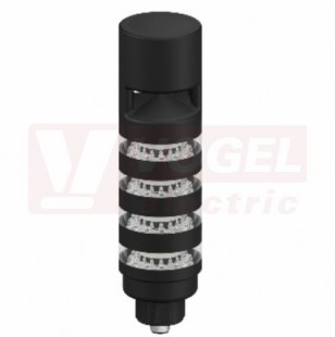 TL50BLBGYRAOSIQ světelný sloup TL50BL, barva MO, ZE, ŽL, RU + alarm, extrem.intenzita světlaa, 12-30V DC, 24V AC, mont.závit M30x1,5mm, rozměr pr.50xv219mm, IP67, připojení M12/8pin (3091815)