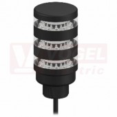 TL50BLGYR světelný sloup TL50BL, barva ZE, ŽL, RU, extrem.intenzita světla, 12-30V DC, 24V AC, mont.závit M30x1,5mm, rozměr pr.50xv116,8mm, IP67, připojení kabelem 2m (3019283)