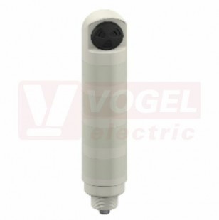 TL50BGYRALSCQ světelný sloup TL50H, barva MO, ZE, ŽL, RU + alarm 94dB, vyšší intenzita světla, 18-30V DC, 24V AC, barva těla šedá, mont.závit M30x1,5mm, rozměr pr.50xv264,6mm, IP67, připojení M12/8pin (3016634)