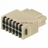 09140122734 Han Modul Han DD module, vložka konektoru, Z, 12pin 10A/250V, Quick lock, 0,25-1,5mm2, pozlacené