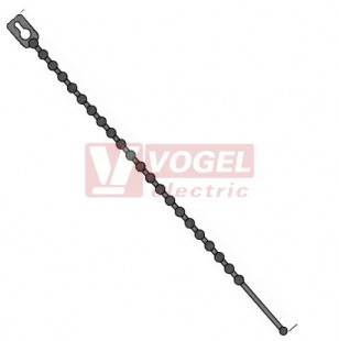 WT-BS-100 vázací pásky rozdělávací kuličkové BALL STRAP, délka 103 mm, nylon 66, přírodní