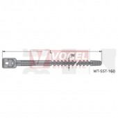 WT-SST-160 vázací pásky rozdělávací z měkkého materiálu SOFT STRAP, 160 x 9,0 mm, přírodní