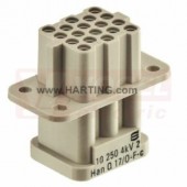 09120173101 Han Q17/0 konektor, Z, 17pin, vel.10A/250V, Crimp., 0,14-2,5mm2 RAL 7032