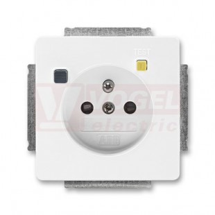 5526G-A02369 B1 Bezpečnostní zásuvka s RCD; jasně bílá - Swing, Swing L