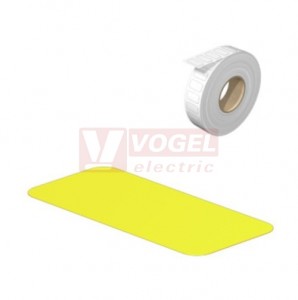 SM 27/18 MM GE WPE100 MultiMark, značení do nosičů štítků ovl.hlavic, štítek š/v 27x18mm, žlutý, samolepící, materiál Polyester (2496880000)