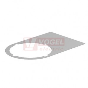 SM 36/18-30 MM GR WPE100 MultiMark, značení ovl.hlavic s prům.otvoru 30mm, štítek š/v 36x18mm, šedý, samolepící, materiál Polyester (2497010000)