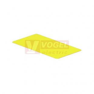 ESG 9/17 MM GE WPE1000 MultiMark, značení přístrojů, štítek 9x17mm, žlutý, samolepící, materiál Polyester (2496820000)
