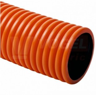 Chránička  90 KF 09090 AA KOPOFLEX, 450N, 75/90mm, oranžová, dvouplášťová korugovaná, HDPE, IP40 (délka 50m)