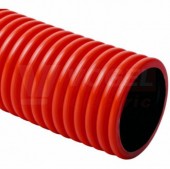Chránička 110 KF 09110 BB KOPOFLEX 450N, 94/110mm, červená, dvouplášťová, bezhalogená, HDPE IP40 (25m)