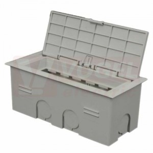 KOPOBOX MINI B_HB krabice přístrojová do betonu, (víko+rám), barva bílá, š/v/hl 175x80x68mm, IP20, RAL 9003, PC-ABS