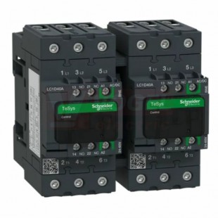 LC2D40ABNE Stykač  reverzační Everlink 3P 40A 24 - 60V  AC/DC, s elektronicky řízenou cívkou
