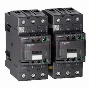 LC2D40ABBE Stykač reverzační Everlink 3P 40A 24V  DC, s elektronicky řízenou cívkou