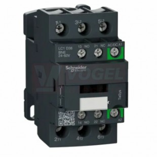 LC1D38BNE    Styka 3P 38A 24 - 60V AC/DC, s elektronicky řízenou cívkou