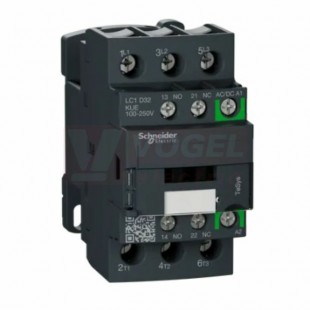 LC1D32KUE    Stykač 3P 32A AC-3, 100 - 250V AC/DC, s elektronicky řízenou cívkou