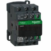 LC1D18EHE   Stykač 3P 18A AC-3, 130V AC/DC,  pom.kont. 1"Z"+1"V" šroub.svorky s elektronicky řízenou cívkou