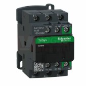 LC1D12KUE    Stykač 3P 12A AC-3, 250V AC/DC, pom.kont. 1"Z"+1"V" šroub.svorky s elektronicky řízenou cívkou