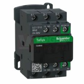 LC1D12BNE   Stykač 3P 12A AC-3, 60V AC/DC, pom.kont. 1"Z"+1"V" šroub.svorky s elektronicky řízenou cívkou