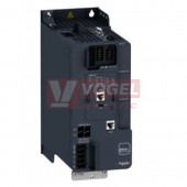 ATV340U75N4 Frekvenční měnič 7,5 kW, In = 16,5 A, 3 x 380 až 480 V, IP 20, třída 3C3 a 3S3, EMC filtr C3, bez displeje