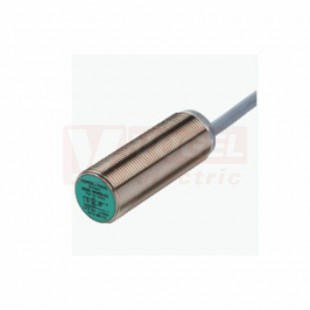 NBB8-18GM50-E2-M Indukční snímač M18, mosaz, PNP/NO, Sn=8mm, stíněný, -40…+85°C, zvýšená odolnost proti rušení 100V/m, vysoce odolný proti nárazům a vibracím, kabel PUR2m, IP68/69K