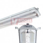 FUTURA 2.5ft NB PCc Al 11000/840 M1h svítidlo průmyslové s modulem LED 2x5500 lm, spektrum 840RJ,AIchladiče, s nouz modulem 1 hod, a nerez. klipy(78294)
