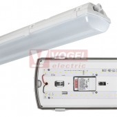 FUTURA 2.5ft SNS PC Al 6500/840 CORRIDOR 3F M1h svítidlo průmyslové s modulem LED 2x3250 lm se senzorem pohybu, spektrum 840RJ,AIchladiče, s reg stmívání ovládané DALI protokolem a nouz modulem 1 hod.-třífáz.průběž.montáž(79377)