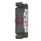 M22-FK01 Kontaktní prvek se sníženou hloubkou, bezšroubové svorky, čelní upevnění, 1V (180791)