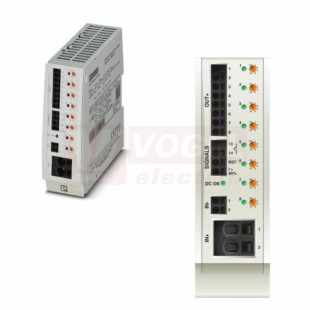CBM E8 24DC/0.5-10A NO-R 8-kanálový elektronický přístrojový jistič, 0,5 / 1 / 2 / 4 / 6 / 10 A DC , napájení 24VDC (2905744)
