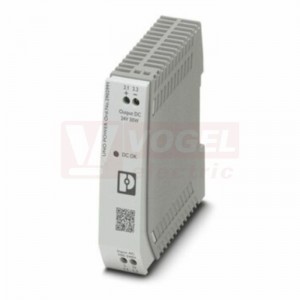 Zdroj spínaný 1f 24VDC  1,25A UNO-PS/1AC/24DC/ 30W, rozměr v 90mm x š 22,5mm, h 84mm (2902991)