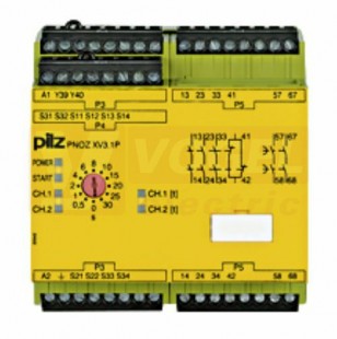 PNOZ XV3.1P 30/24-240VACDC 3no 1nc 2no t (777530)