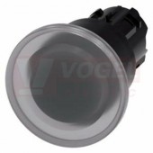 3SU1001-1BD70-0AA0 hřibové tlačítko, osvětlené, 22 mm, kulaté, plast, čirá, 40 mm
