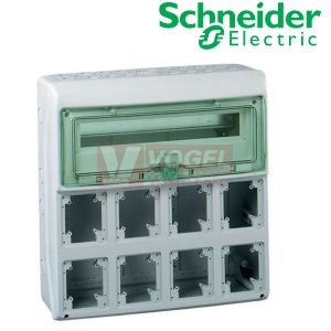 Rozvodnice zásuvková 18M IP65 (KAEDRA 13157)  8 otvorů 90x100mm