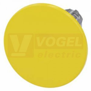 3SU1050-1CD30-0AA0 hřibové tlačítko, 22 mm, kulaté, kov, s vysokým leskem, žlutá barva, 60 mm