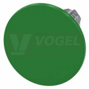 3SU1050-1CD40-0AA0 hřibové tlačítko, 22 mm, kulaté, kov, s vysokým leskem, zelená, 60 mm