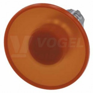 3SU1051-1CD00-0AA0 hřibové tlačítko, osvětlené, 22 mm, kulaté, kov, s vysokým leskem, oranž., 60 mm