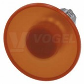 3SU1051-1CD00-0AA0 hřibové tlačítko, osvětlené, 22 mm, kulaté, kov, s vysokým leskem, oranž., 60 mm