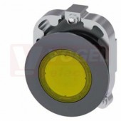 3SU1061-0JA30-0AA0 tlačítko, osvětlené, 30 mm, kulaté, kov, matné provedení, žluté